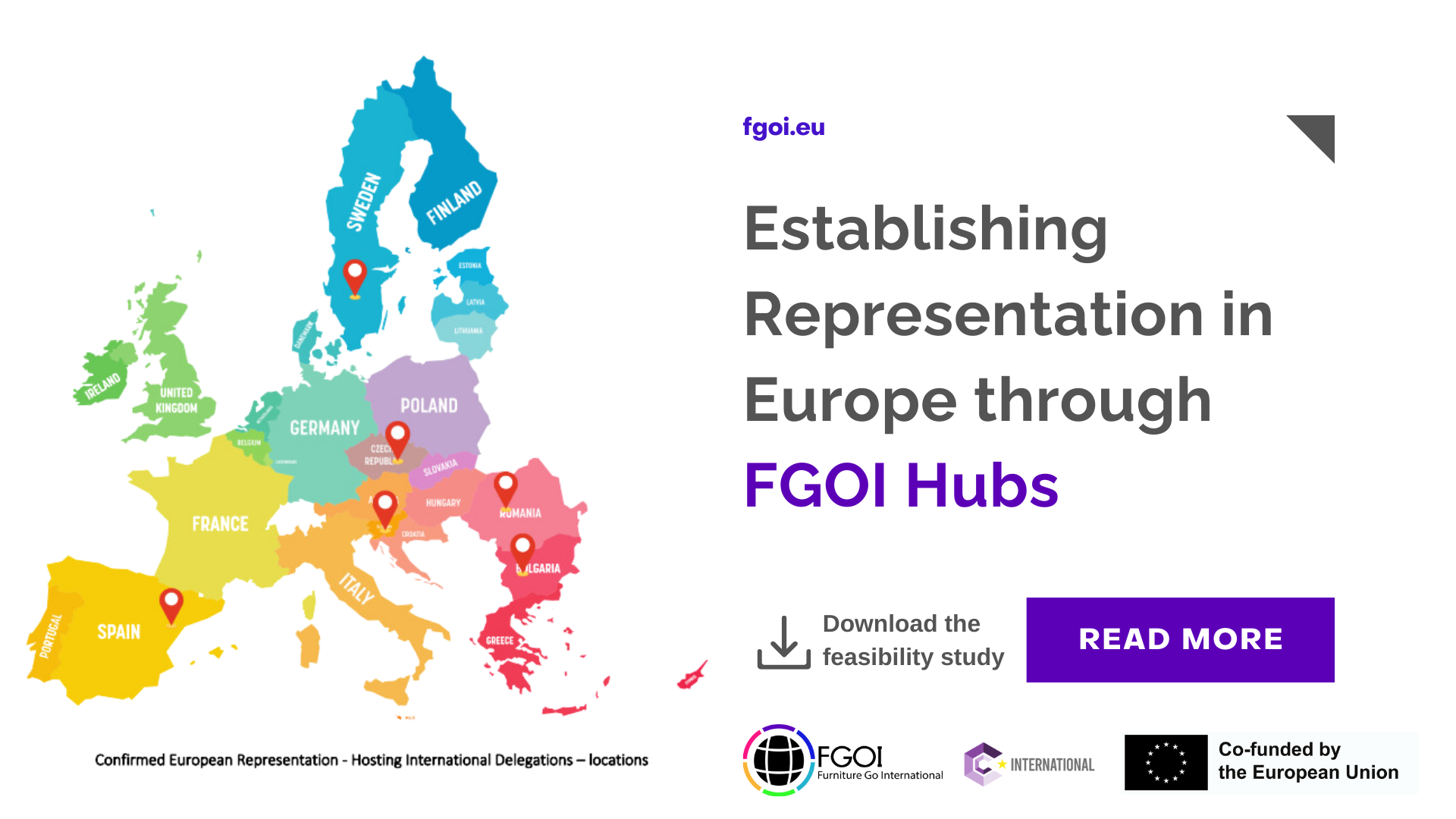 Establishing Representation in Europe through Furniture Go International Hubs